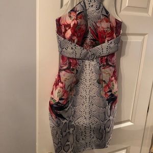 Camilla and Marc Floral and Snake Mini Dress